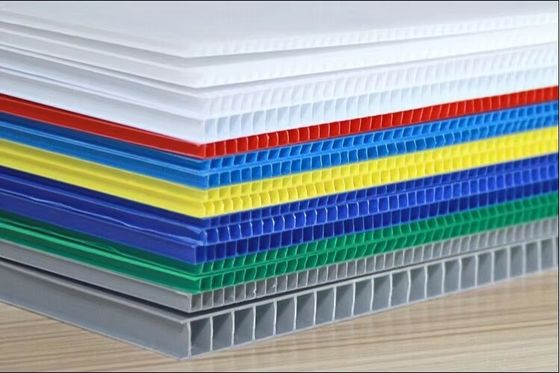 3mm 4mm Plastic Honeycomb Sheets PP Fluted Hollow Grid Board