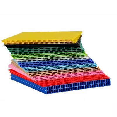 3mm 4mm Plastic Honeycomb Sheets PP Fluted Hollow Grid Board