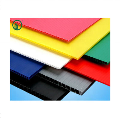 3mm 4mm 5mm PP Hollow Grid Sheets Corrugated Plastic Sheeting 4x8