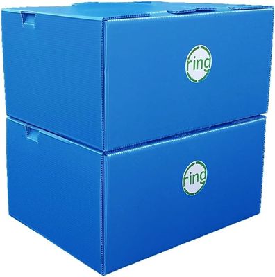 Folding Polypropylene Corrugated Plastic Shipping Container Corflute Boxes