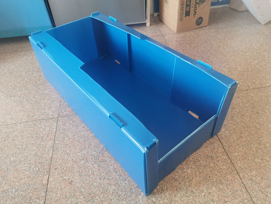 Folding Polypropylene Corrugated Plastic Shipping Container Corflute Boxes