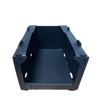 Front Opening Warehouse Storage Bin Plastic Corrugated Stackable Storage Box Shelf Picking Bins