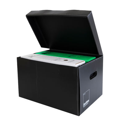 Fluted Polypropylene PP Plastic Corflute Archive Box