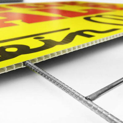 Customized Outdoor Printing Corrugated Plastic Yard Greeting Signs Coroplast Real Estate Yard Signs