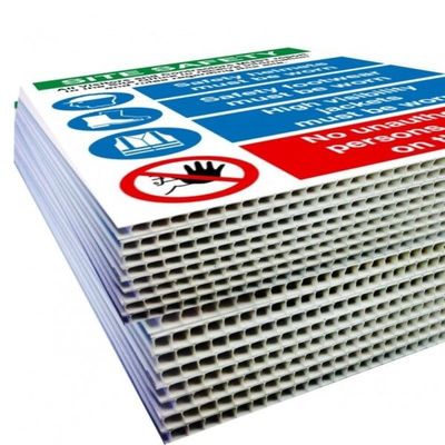 4mm Custom Plastic Advertising Corflute Plastic Yard Signs 18x24 With H Stakes Coroplast Yard Signs