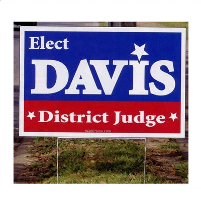 12"x18", 24"x18", 24"x24", 36"x24" 4mm Corrugated Plastic Yard Signs Printing Coroplast Signs