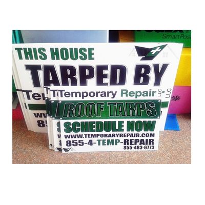 18x 24 Corrugated PP Plastic Yard Signs Coroplast Signs