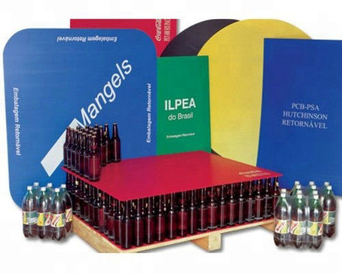 Sealed Corrosion Resistant Polypropylene Corrugated Plastic Layer Pads for Beverage Can
