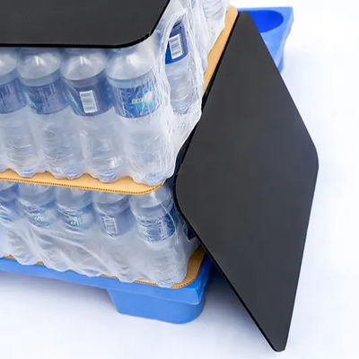 1200 x 1000mm Plastic Polypropylene Corrugated Layer Pads with All Closed Sides and Round Corners