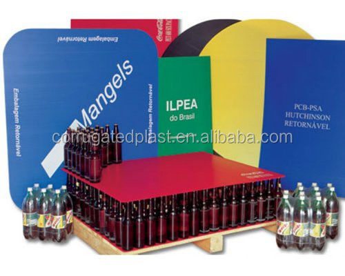 Corrugated Plastic Polypropylene Layer Pad with All Sealed Sides and Round Corners