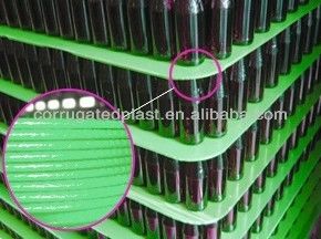 Corrugated Plastic Polypropylene Layer Pad with All Sealed Sides and Round Corners