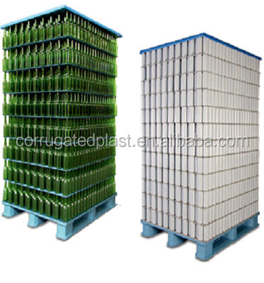 Corrugated Plastic Polypropylene Layer Pad with All Sealed Sides and Round Corners