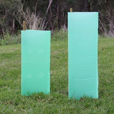 UV Protection PP Fluted Corrugated Plastic Tree Guards Corflute Plant Shelters