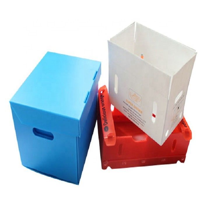 Factory Price Custom Logo Fruits Vegetables Corrugated PP Plastic Storage Boxes